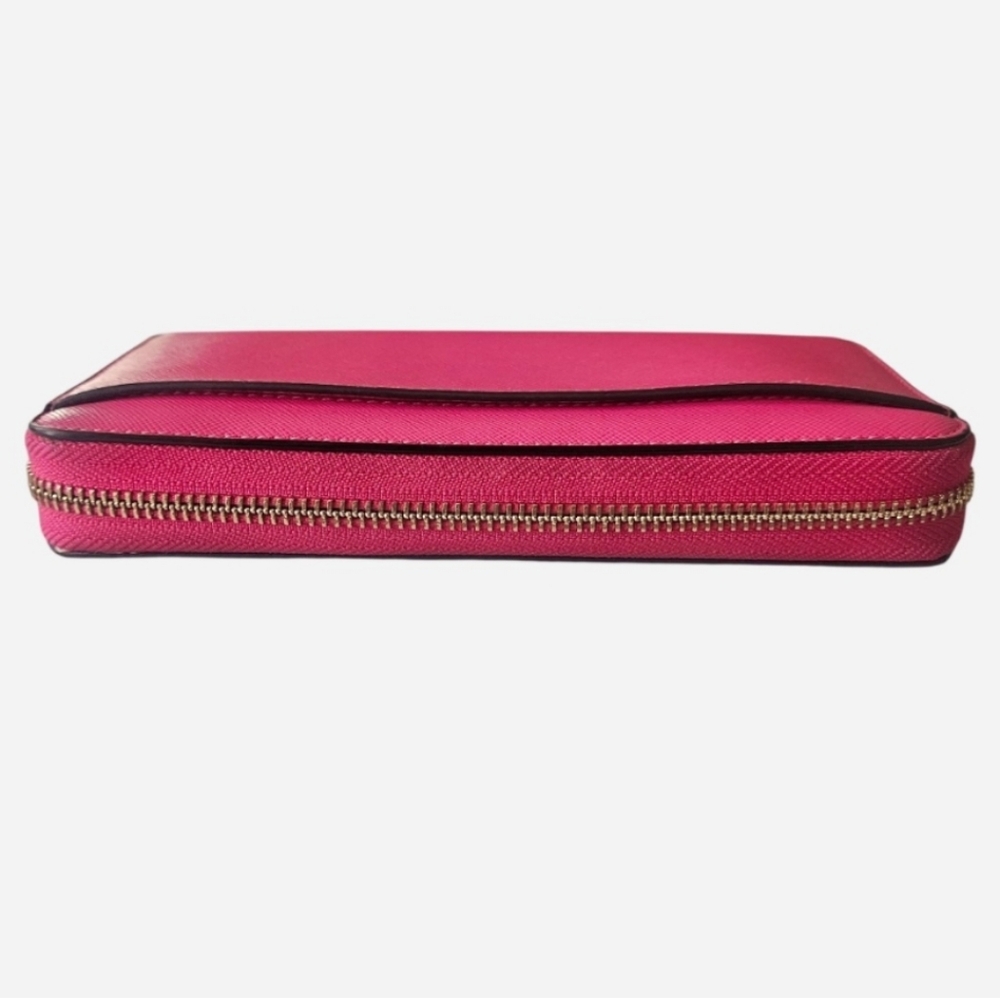 Kate Spade Hot Pink Zip Around Wallet - GUC - Picture 5 of 9